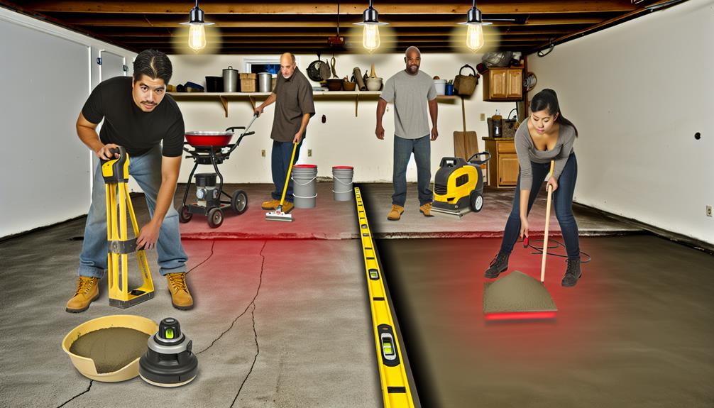 concrete leveling techniques vary