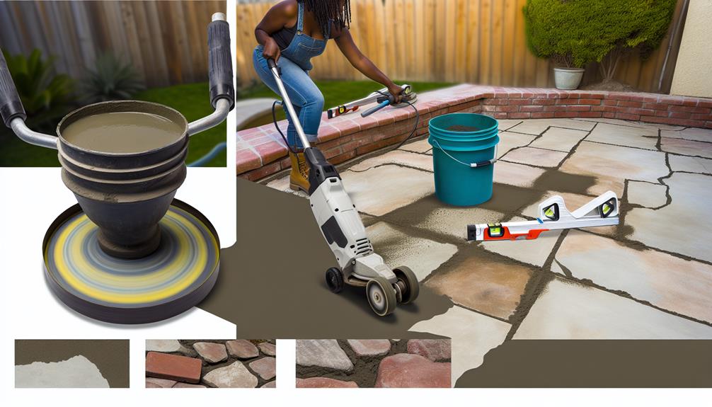 leveling concrete patio surface