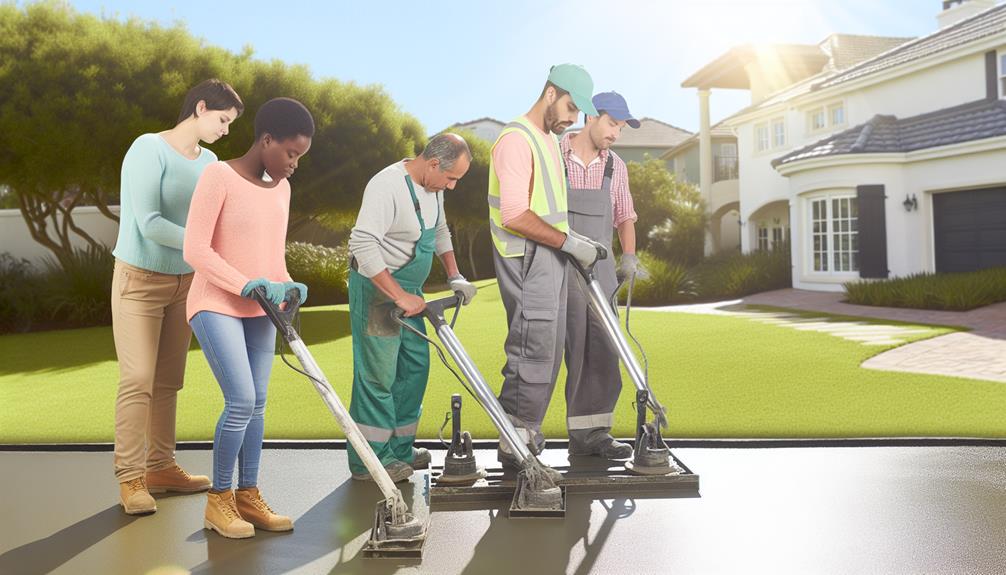 skilled professionals for driveways